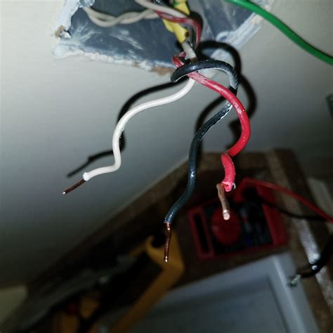 electrical box has red white and black wires|what does red wire represent.